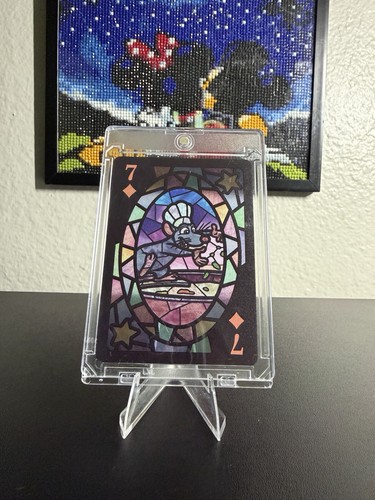 Remy disney stained glass - disney,