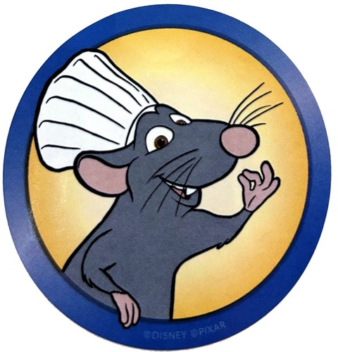 Remy ratatouille sticker - remy, pixar