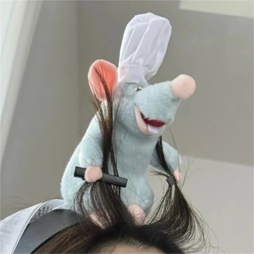 Cute ratatouille plush mouse - cute,